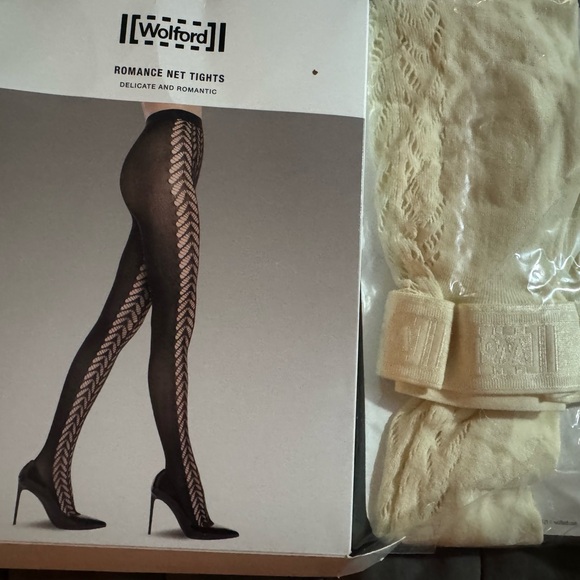 Wolford ❤️ Romance Net Tights ❤️ NWT - Picture 3 of 6